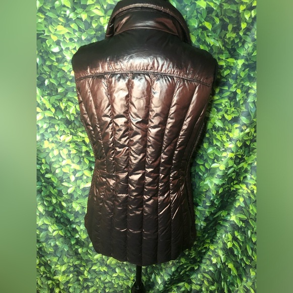 Calvin Klein Brown/dark purple Quilted Zip-Up Vest - Picture 14 of 16